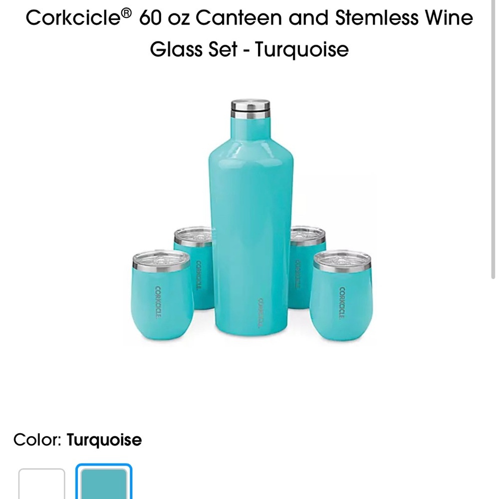 New in box- never opened Corkcicle wine set